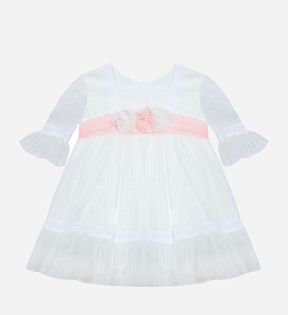 Tulle Off White Dress